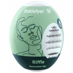 Sexleksakerbutiken Satisfyer: Masturbator Egg Single, Riffle