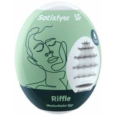 Sexleksakerbutiken Satisfyer: Masturbator Egg Single, Riffle