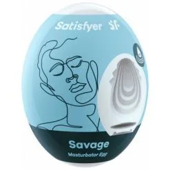 Sexleksakerbutiken Satisfyer: Masturbator Egg Single, Savage