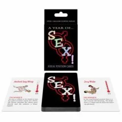 Sexleksakerbutiken Kheper Games A Year Of SEX Kortspel - Blandade Färger