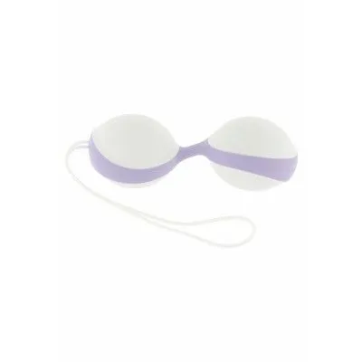 Sexleksakerbutiken AMOR GYM BALLS DUO WHITE/L PURPLE