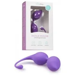 Sexleksakerbutiken Curved Kegel Balls Purple