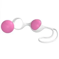 Sexleksakerbutiken Discretion - Love Balls, Pink/ White