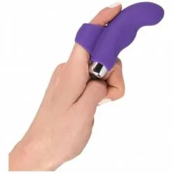 Sexleksakerbutiken Finger Vibrator Silicone Lila