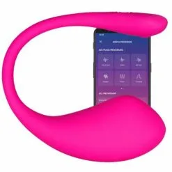 Sexleksakerbutiken Lovense Lush 3 Appstyrt Vibratorägg - Rosa