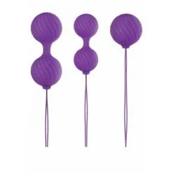 Sexleksakerbutiken Luxe O Weighted Kegel Balls Lila