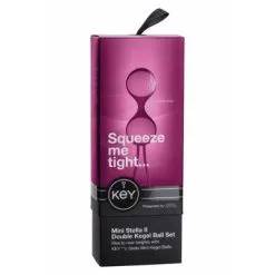 Sexleksakerbutiken MINI STELLA II KEGEL BALLS PINK - Lyxiga Knipkulor