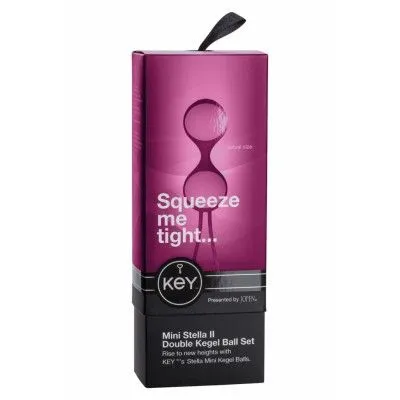 Sexleksakerbutiken MINI STELLA II KEGEL BALLS PINK - Lyxiga Knipkulor