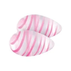 Sexleksakerbutiken NSNovelties Crystal: Premium Glass Eggs, Transparent/rosa