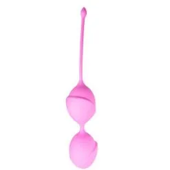 Sexleksakerbutiken PINK DOUBLE VAGINA BALLS