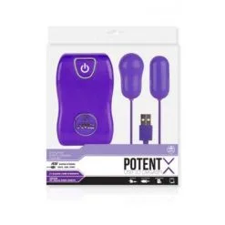 Sexleksakerbutiken Potent X Purple Double Egg