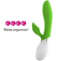 Sexleksakerbutiken Rabbitvibrator I Silikon - Grön