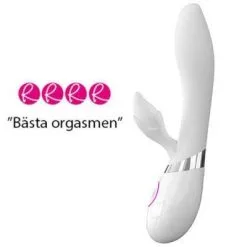 Sexleksakerbutiken Rabbitvibrator I Silikon - Vit
