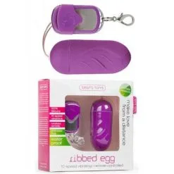 Sexleksakerbutiken Ribbed Wireless Egg - 10 Speed