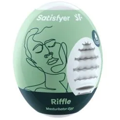 Sexleksakerbutiken Satisfyer Masturbator Egg Riffle