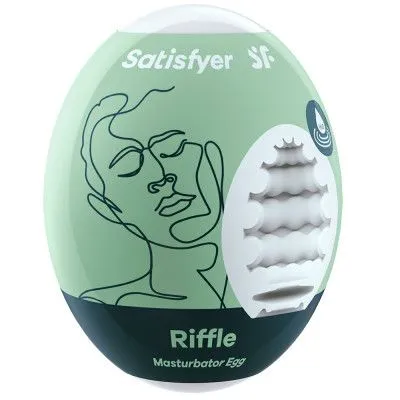 Sexleksakerbutiken Satisfyer Masturbator Egg Riffle