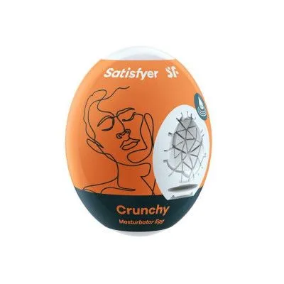 Sexleksakerbutiken Satisfyer Masturbator Egg- Single Crunchy