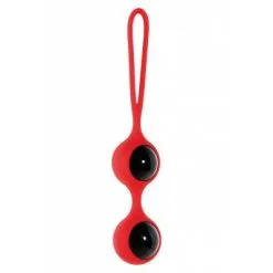 Sexleksakerbutiken SCARLET DUO BALLS BLACK/RED