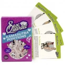 Sexleksakerbutiken Sex Quartet Kama Sutra Positions Spelkort