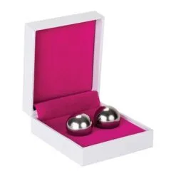 Sexleksakerbutiken Shots Toys: Ben Wa Balls, Medium Weight, Silver