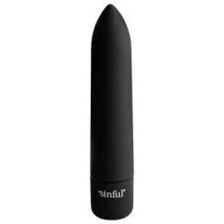 Sexleksakerbutiken Sinful 10-Speed Bullet Vibrator - Svart