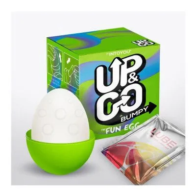 Sexleksakerbutiken UP & GO - Bumpy Masturbator Egg