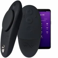 Sexleksakerbutiken We-Vibe Moxie+ Fjärrkontrollerad Trosvibrator - Svart
